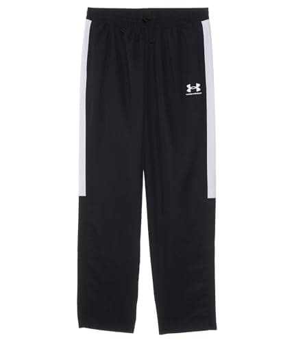 Image of Under Armour Boys' Rival Woven Pant, Tracksuit Bottoms for Sports, PE, and Training Sessions, Water-Repellent Boys' Joggers Black