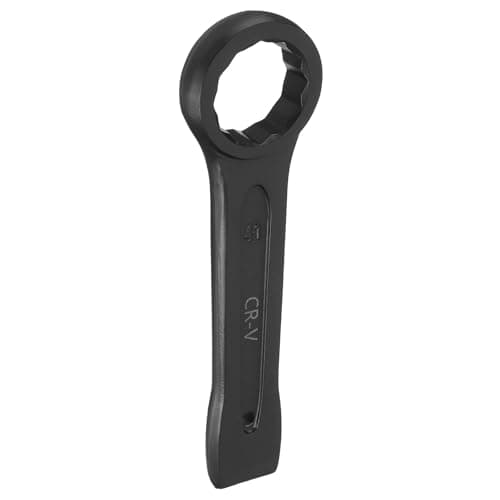 Image of sourcing map Slogging Box End Striking Ring Wrench 41mm Metric CR-V Steel 12-Point Flat Strike Wrench Baking Paint Single Head Spanner Hand Tool for Mechanical Automotive Repair