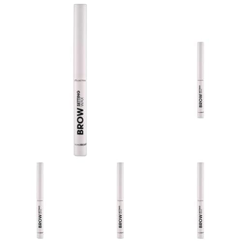 Image of Collection Cosmetics Incredibrow Setting Wax, Sculpts and Holds with Slanted Tip Application, Clear (Pack of 5)