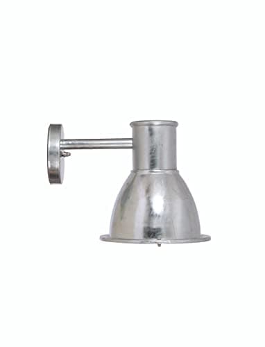 Image of Garden Trading St Ives Mini Bay Mains Garden Wall Light Galvanised Steel
