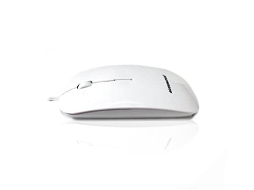 Image of Accuratus Image Blue Light - USB Blue Light High Resolution Slim-line Glossy Mouse - White