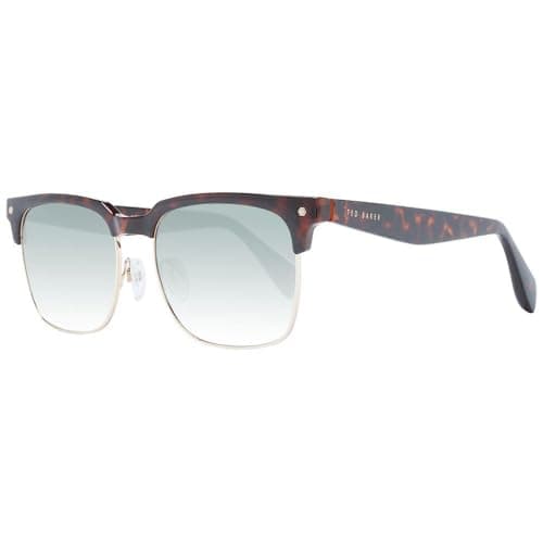 Image of Ted Baker Men's Polarised Sunglasses TB1681 133 54 Classic Green UV Protected 100% UVA & UVB Protection Full Rim Rectangular Browline