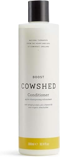 Image of Cowshed Boost Conditioner 300ml | Volumising & Strengthening Conditioner for Fine Hair | Natural, Vegan, & Paraben Free | Cleansing & Detangling with Wheat Protein, Oat Extract, and Lemon
