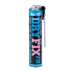 Image of 3 X Everbuild DRYFIX7 PINKGRIP DRY FIX Adhesives Plasterboard Adhesives 750ml