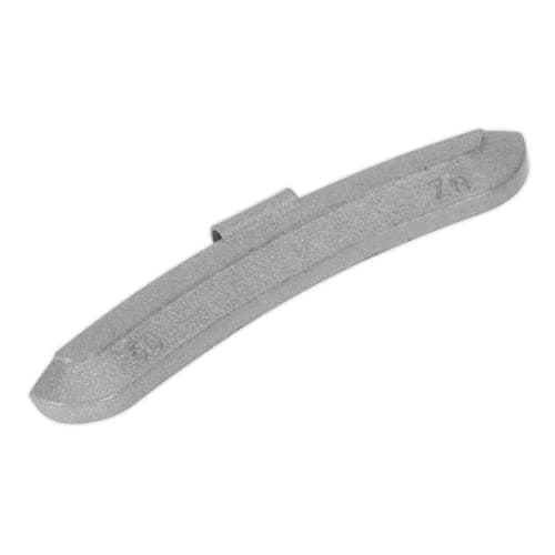 Image of Sealey Wwsh50 Wheel Weight 50G Hammer-On Zinc For Steel Wheels Pack Of 50