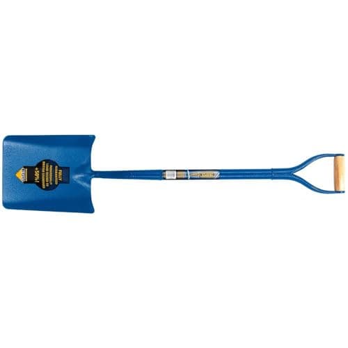 Image of Draper Expert 1050 x 300 mm Contractors Taper Mouth Shovel | All-Steel Tubular Shaft Hand Tool | Heavy-Duty Gardening Shovel | Post Hole Digger | Metal YD Handle | 64328