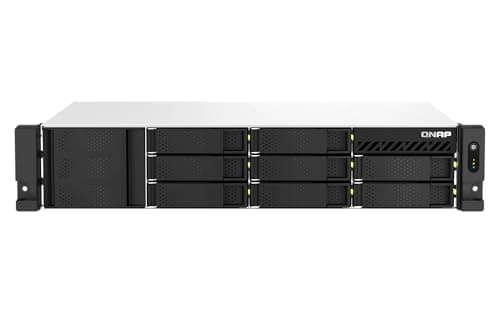 Image of QNAP TS-873AeU-RP-4G-US 8 Bay High-Speed Short Depth Rackmount Rackmount Dual-2.5GbE NAS AMD Ryzen™ CPU, 4GB DDR4 Memory and 2.5GbE (2.5G/1G/100M) Network Connectivity (Diskless)