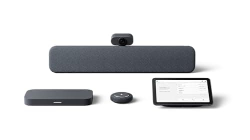Image of Lenovo Google Meet Series One Gen 2 Medium Room Kit – 12MP Ultra-wide Smart Camera, Smart Audio Bar (Neodymium Speakers), Mic Pod (8 Element), Meet Compute System, 10.1” Touch Controller (Renewed)