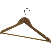 Image of Alba Wooden Coat Hanger Pack of 25 PMBASICBO