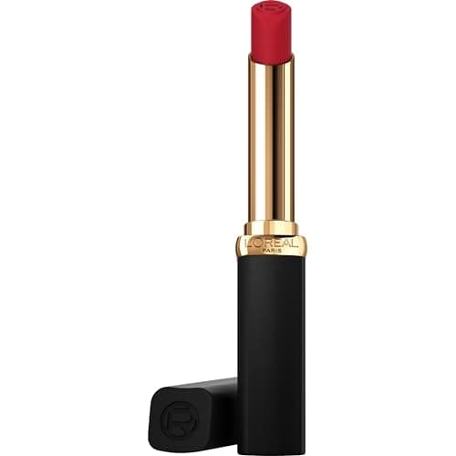 Image of L'Oréal Paris Lipstick for a powdery Matte Finish and 16 Hours Hold, Color Riche Intense Volume Matte 300 Le Rouge Confident, 1.8 g