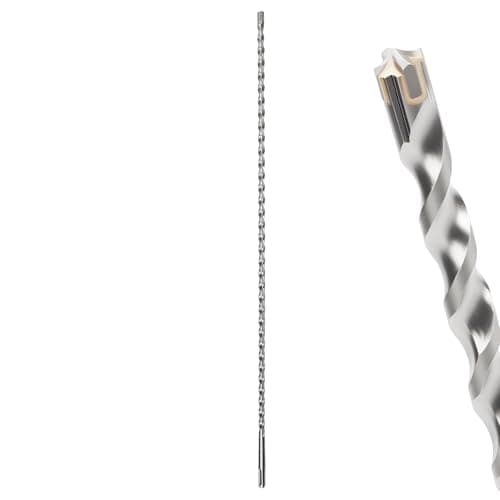 Image of MOXPIFY 10mm Masonry Drill Bit 600mm Long, Hammer SDS Drill Bit for Reinforced Concrete, Brick Walls, SDS Plus Shank (10mm x 600mm)