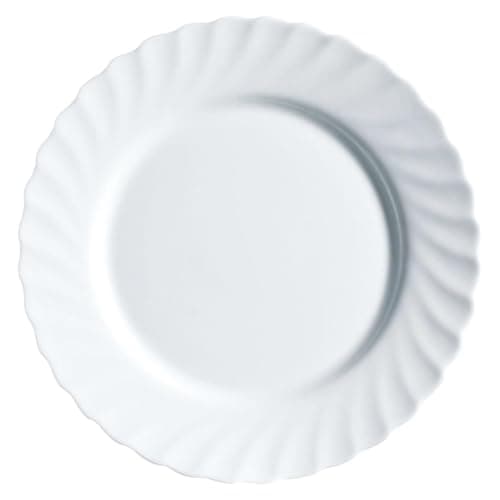 Image of Luminarc AR1204 White Trianon Dinner Plate 24.5cm 9.5in
