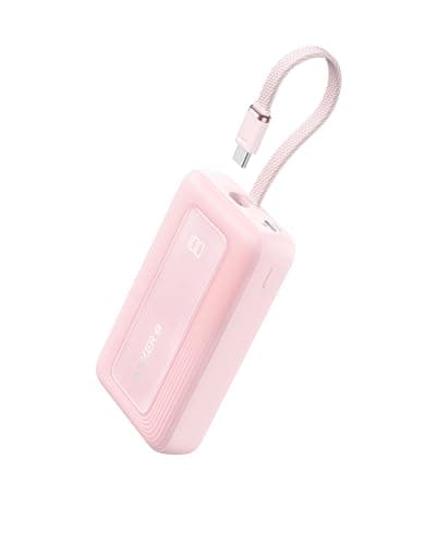 Image of Anker Zolo Power Bank, 10,000mAh 30W High-Speed Portable Charger with Built-In USB-C Cable, Fast Charging Battery Pack for iPhone 17/17 Air/17 Pro/17 Pro Max/16/15 Series, Galaxy, iPad, and More