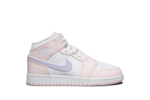 Image of Air Jordan 1 Mid GS Pink Wash Style Code: FD8780-601, Pink, 7 Big Kid