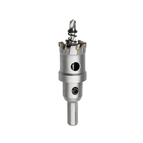 Image of Meccion TCT Carbide Hole Saw Drill Bit, Heavy Duty Industrial Grade Hole Cutter for Stainless Steel, Metal, Alloy, Cast Iron, Copper (25mm)