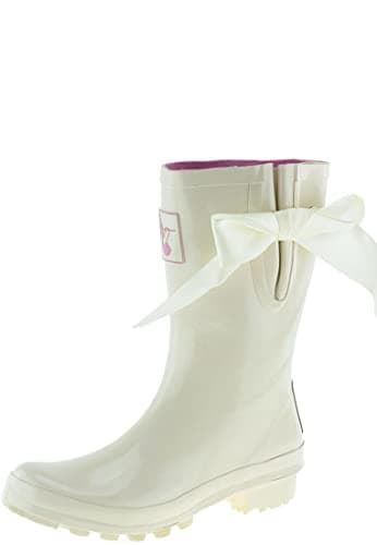 Image of Evercreatures Short Wellies - Ladies Bridal Wedding - White - Size 5