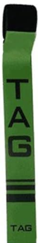 Image of 22YardsPro ND Training Aid Adjustable Rugby Tag Belt (Green, Single)