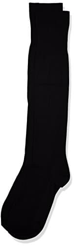 Image of POMPEA Microfiber Knee Socks (3 Pack) Mens, Black (Black 0071), Large/X-Large