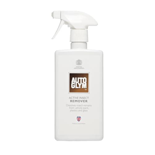 Image of Autoglym Active Insect Remover, 500ml - Bug Remover For Cars, Quick and Effective Car Care Solution Dissolves Insect Remains From Vehicle Paint, Plastics and Glass