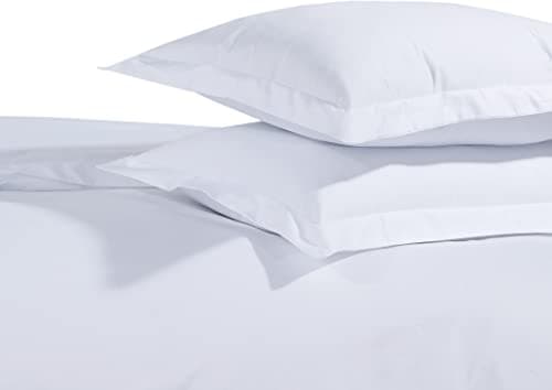 Image of Sapphire Collection Egyptian Cotton 500 TC Hotel White Pair Of pillowcases 100% Egyptian Cotton (White, Pair of Oxford Style)
