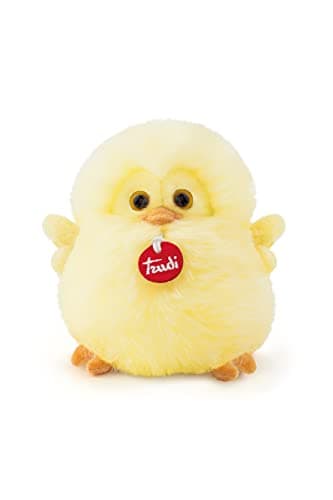 Image of Trudi Fluffies Fluffy Chick Plush Toy - Soft Yellow Cuddly Chick - 16x20x15 cm - Machine Washable - Suitable from Birth - Gift for All Occasions