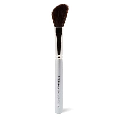 Image of Daniel Sandler SCULPT AND CONTOUR BRUSH – Cruelty-Free Makeup Brush with Angled Design for Sculpting, Highlight and Contouring - Super Soft Synthetic Bristles, Handbag-Sized