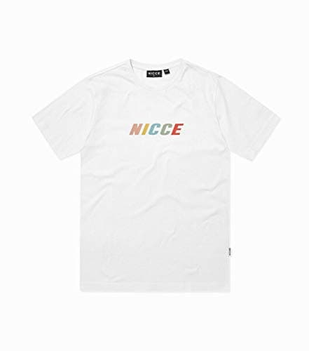Image of Nicce Men T-Shirt Myriad Fashion Casual Sportstyle Active Clothing Everyday New (Medium, White)