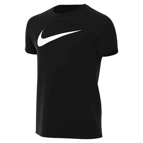 Image of NIKE CW6941-010 Y NK DF PARK20 SS TEE HBR T-Shirt Unisex Boys Black/White Size M