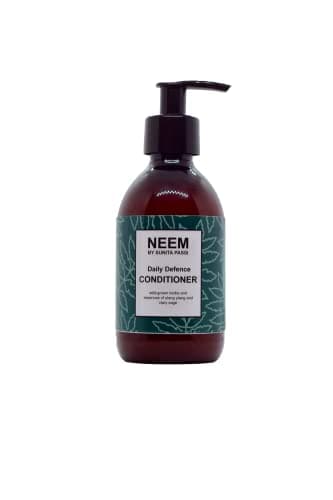 Image of NEEM Sunita Passi - Ayurvedic Neem Conditioner, 250ml - Nourishing Ayurveda Conditioner for All Hair Types & Sensitive Scalps - Lemon & Ylang Ylang Essential Oils - Vegan & Natural Hair Care