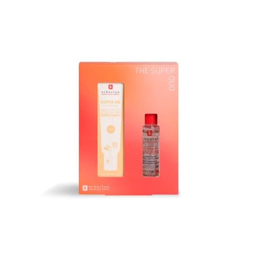 Image of Erborian - The Super Duo - Super BB 23 Oil Kit - Super BB Nude 40ml + Centella Cleansing Oil 30ml - Nude