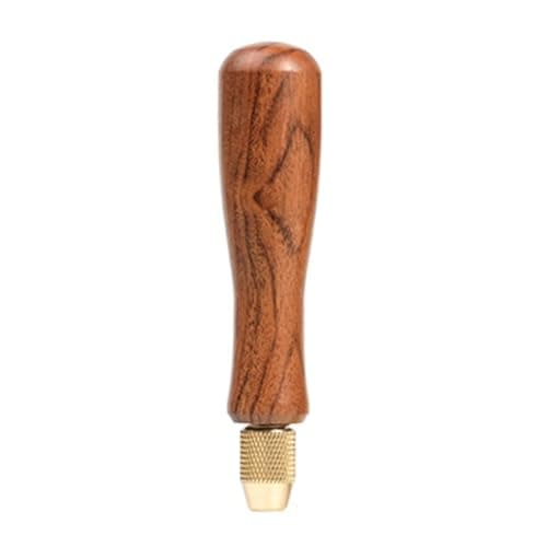Image of Kopinma Wood File Handle Wooden Handles with Brass Collet Chuck for Small Files Spare Parts Accessories Parts DIY