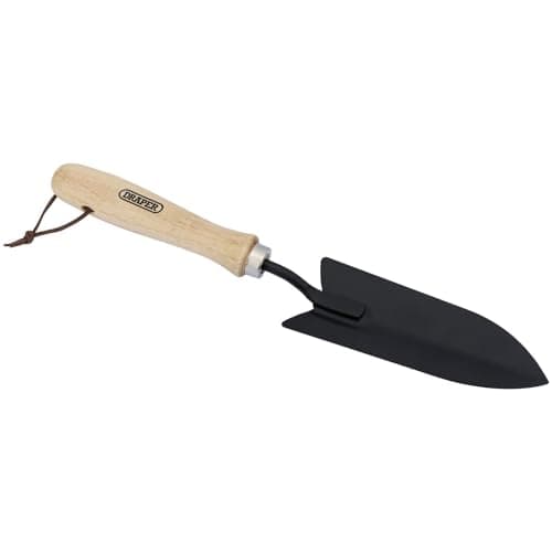 Image of Draper 83992 Carbon Steel Transplanting Trowel with Hardwood Handle
