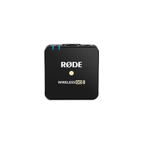 Image of RØDE Wireless GO II TX Ultra-compact Wireless Transmitter with Built-in Microphone, On-board Recording and up to 200m Range for Filmmaking, Interviews and Content Creation (Transmitter Only)
