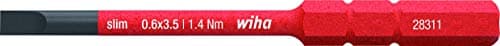 Image of Wiha 283110035 Bit slimBit 41159) 3.5 mm x 75 mm for Drive Screws, Allrounder, Electricians)