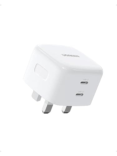 Image of UGREEN USB C Charger 65W Plug GaN Charger Fast Charging Laptop Charger Compatible with Macbook Pro/Air, iPhone 17 Pro/Air/17/16/15/14, iPad Air/Mini, Galaxy S24/S23, Pixel 9, etc(White)