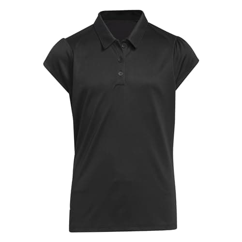 Image of adidas Girl's Performance Polo Shirt Kids, Black, 9-10 Years