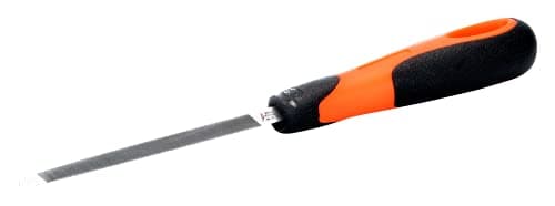 Image of Bahco 4-186-05-2-2 "Ergo Slim Taper Saw File, Grey/Black/Orange, 125 x 7.0 mm