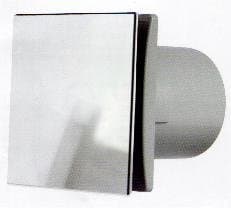 Image of Deco RT DECO100TC & DECO100TW 4" 100mm Timer Chrome or White Extractor Bathroom Fan (Chrome)