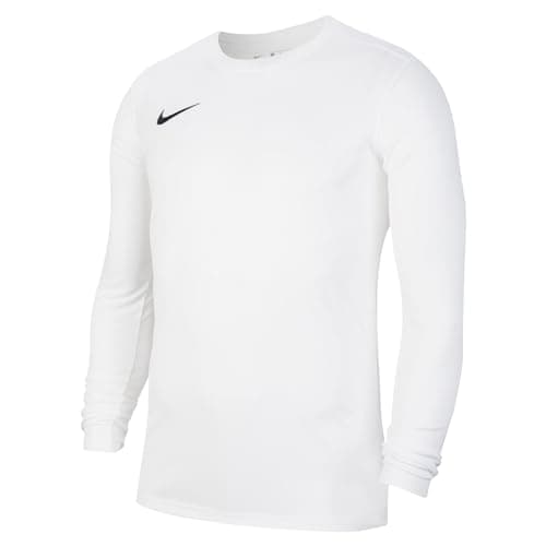 Image of NIKE Boy's Nike Park Vii Jersey Long Sleeve Sweater, White, L UK