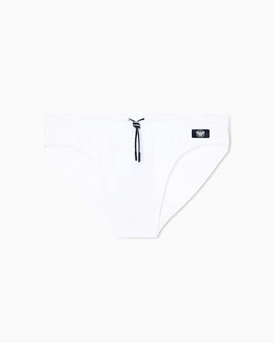 Image of Emporio Armani Men's Satin Label Brief White L
