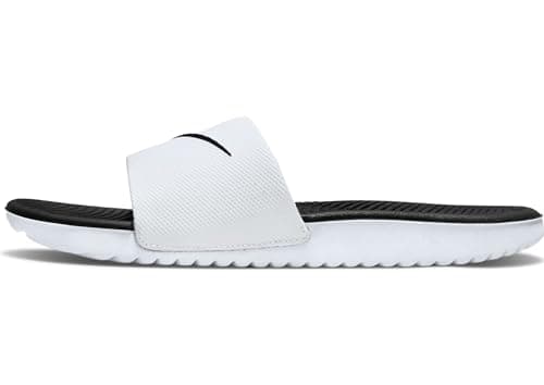 Image of NIKE Kawa Slide GS/PS 819352 Junior Slides (UK 10.5 us 11C EU 28, White Black 100)