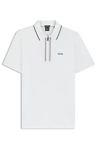 Image of HUGO BOSS Mens Philix Polo Shirt - White - M