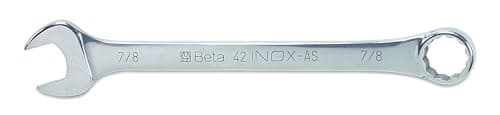 Image of Beta Tools 42INOX Combination Stainless Steel Spanners AS 7/8, 7/8x7/8 mm