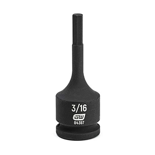 Image of GEARWRENCH 3/8" Drive Hex Bit Impact SAE Socket 3/16" - 84397