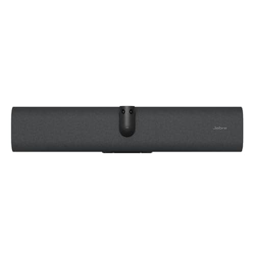 Image of Jabra PanaCast 40 Video Bar System (VBS) Bar Only, Small Meeting Room Android 13, 180° Field-of-View Video Conferencing System with Mic and Speakers, Certified for Microsoft Teams, Black, UK plug