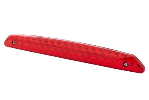 Image of HELLA 2DA 343 800-047 Auxiliary Stop Light - LED - 24/12V - mounting/Glue on - Lens Colour: Red - LED colour: Red - Cable: 200mm - Plug: open cable ends - Rear