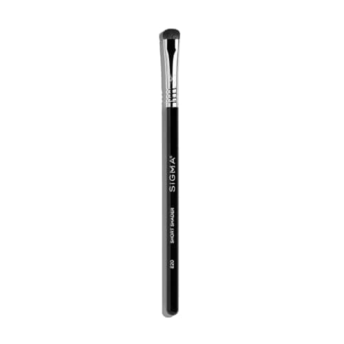 Image of Sigma Beauty E20 Short Shader Brush - Small Blending Brush for Precise Shading Color Application - Small Makeup Brush for Blending - Vegan, Hypoallergenic, Synthetic Makeup Brush