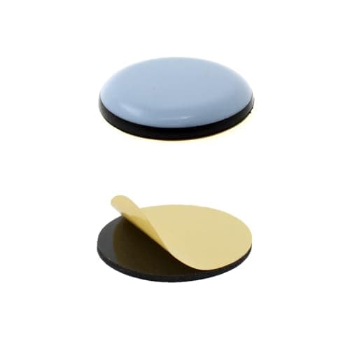 Image of Lifeswonderful - PTFE Teflon Furniture Glides - Round - Self Adhesive Sliders - Variety of Sizes (70mm, Qty 4)