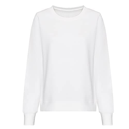 Image of AWDis Just Hoods JH30F Ladies Sweatshirt - Arctic White - L