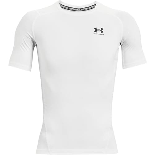 Image of Under Armour Mens UA HG Armour Comp SS, short-sleeved sports t-shirt for men, comfortable and lightweight gym clothes for workouts
